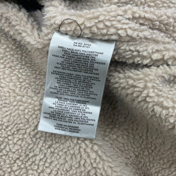 Levi's Aviator Bomber Moto Racer Faux Leather Sherpa Lined Jacket Men's XL - Picture 6 of 11